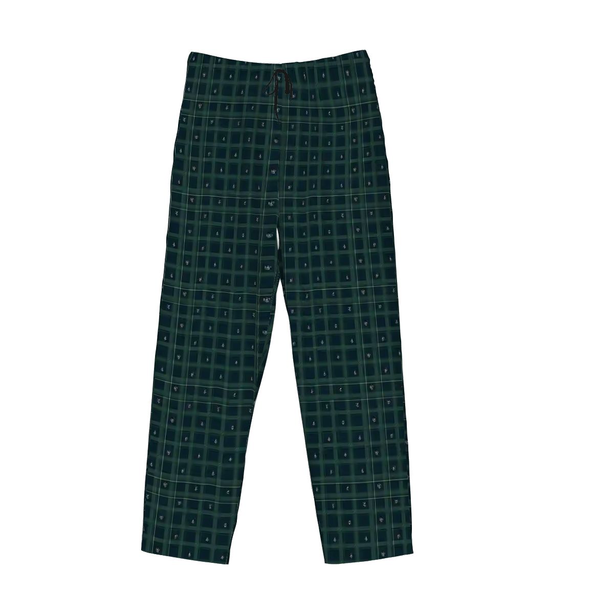 Midnight Shield plaid pajama pants, supplier mockup (digital)