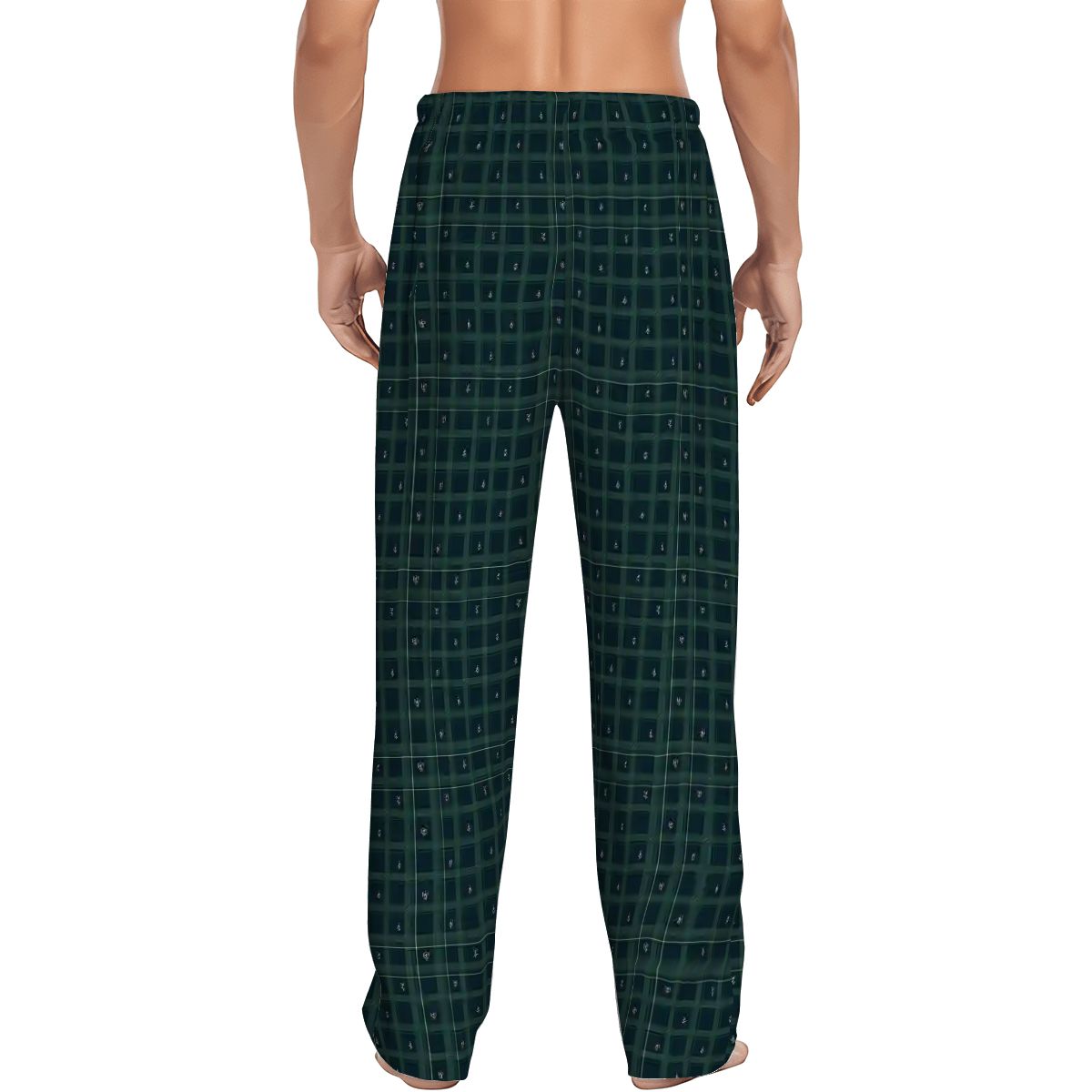 Midnight Shield plaid pajama pants, supplier mockup (digital)